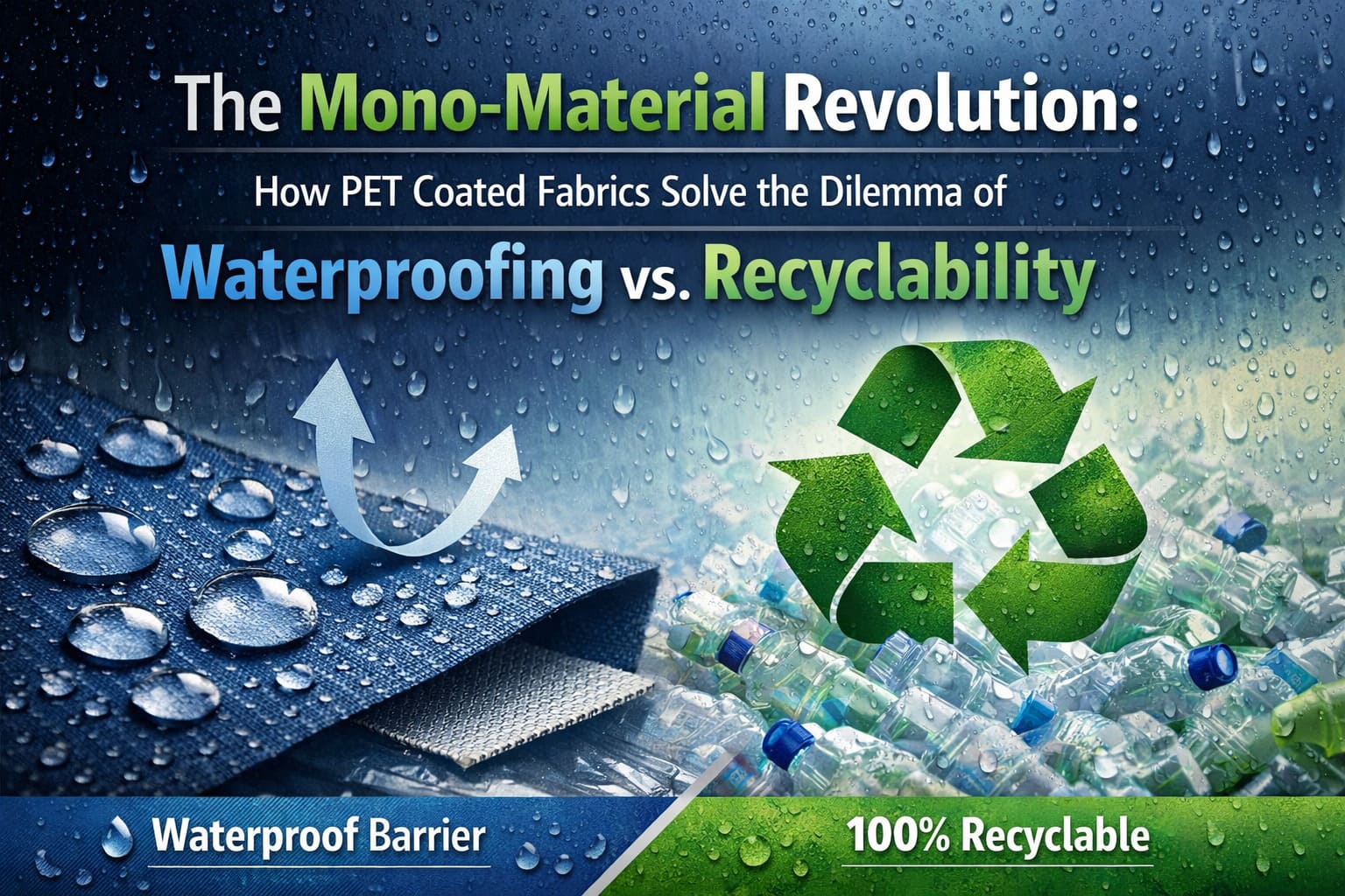 The Mono-Material Revolution: How PET Coated Fabrics Solve the Dilemma of Waterproofing vs. Recyclability
