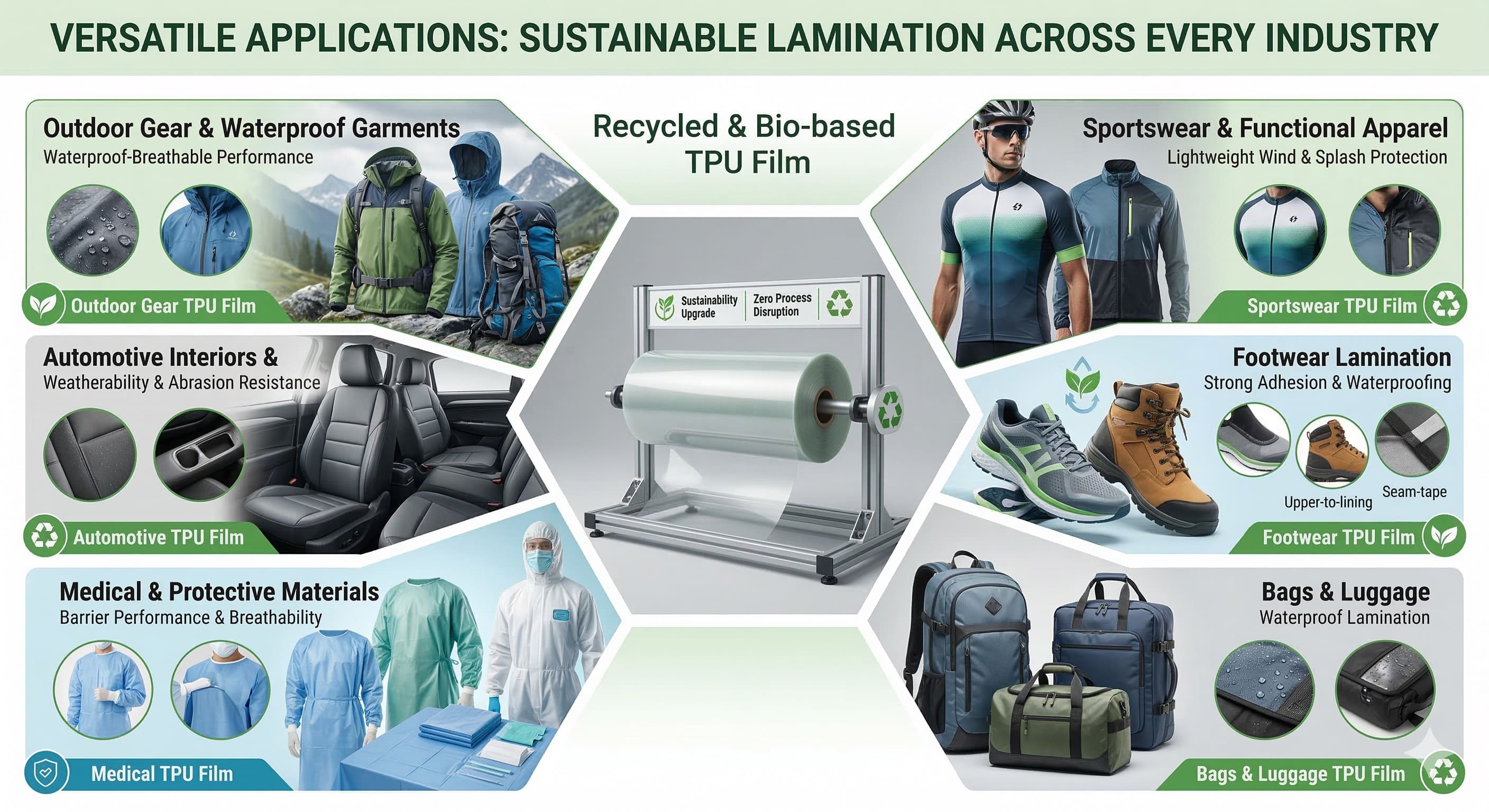 回收 / 生質 TPU 薄膜布料