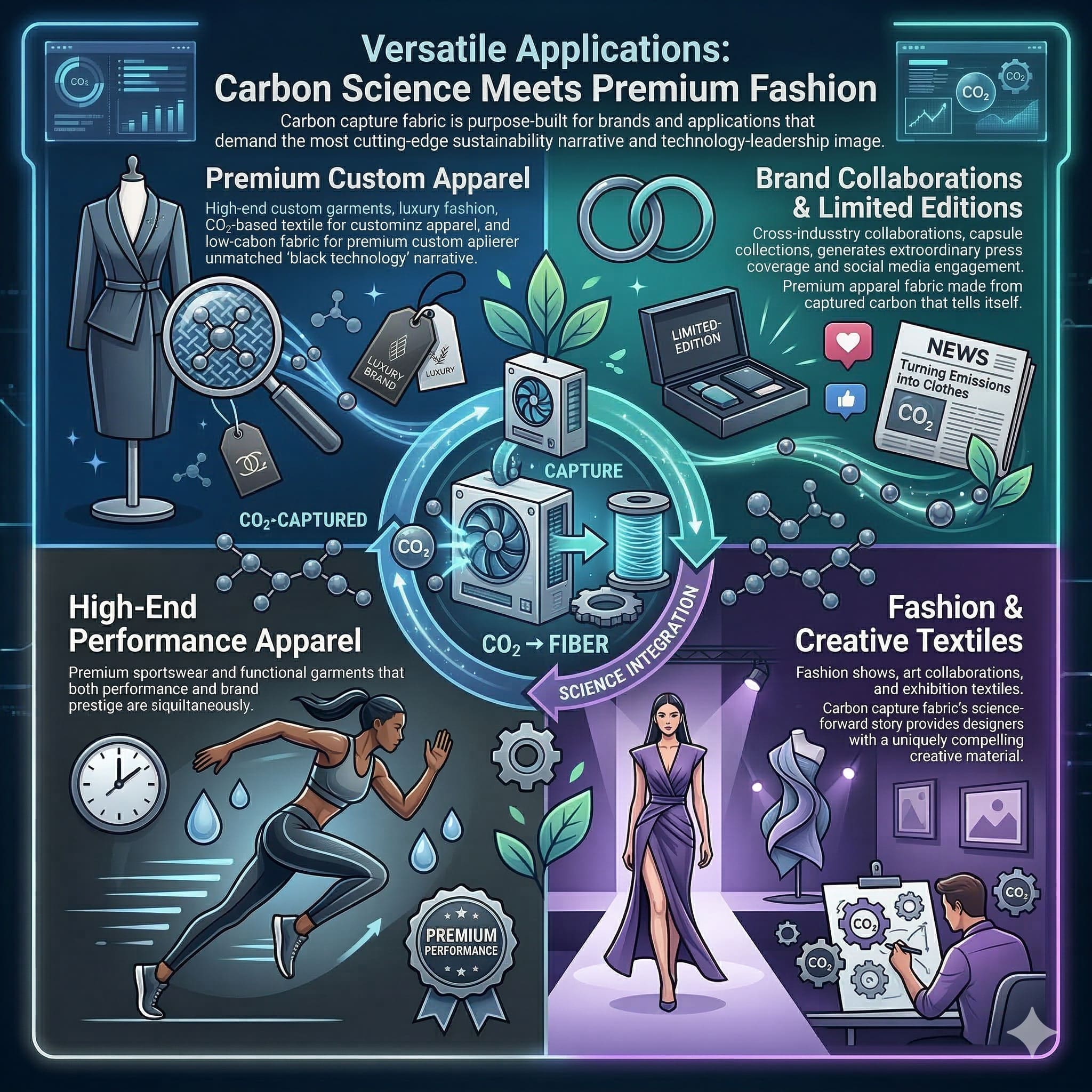 Carbon Capture Fabric | CO₂-Based Textile